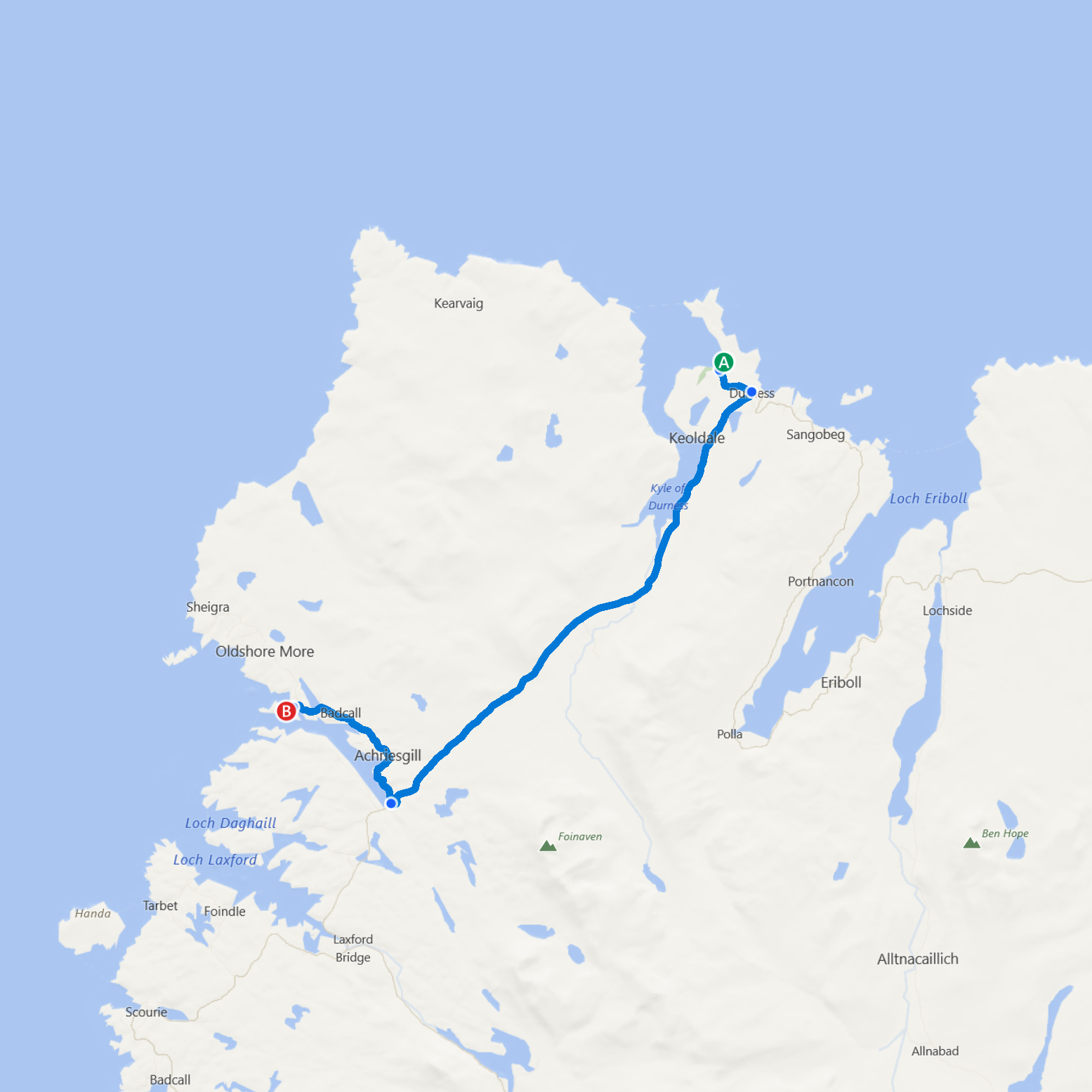 From Balnakeil Bay to Kinlochbervie, Northwest Highlands of Scotland